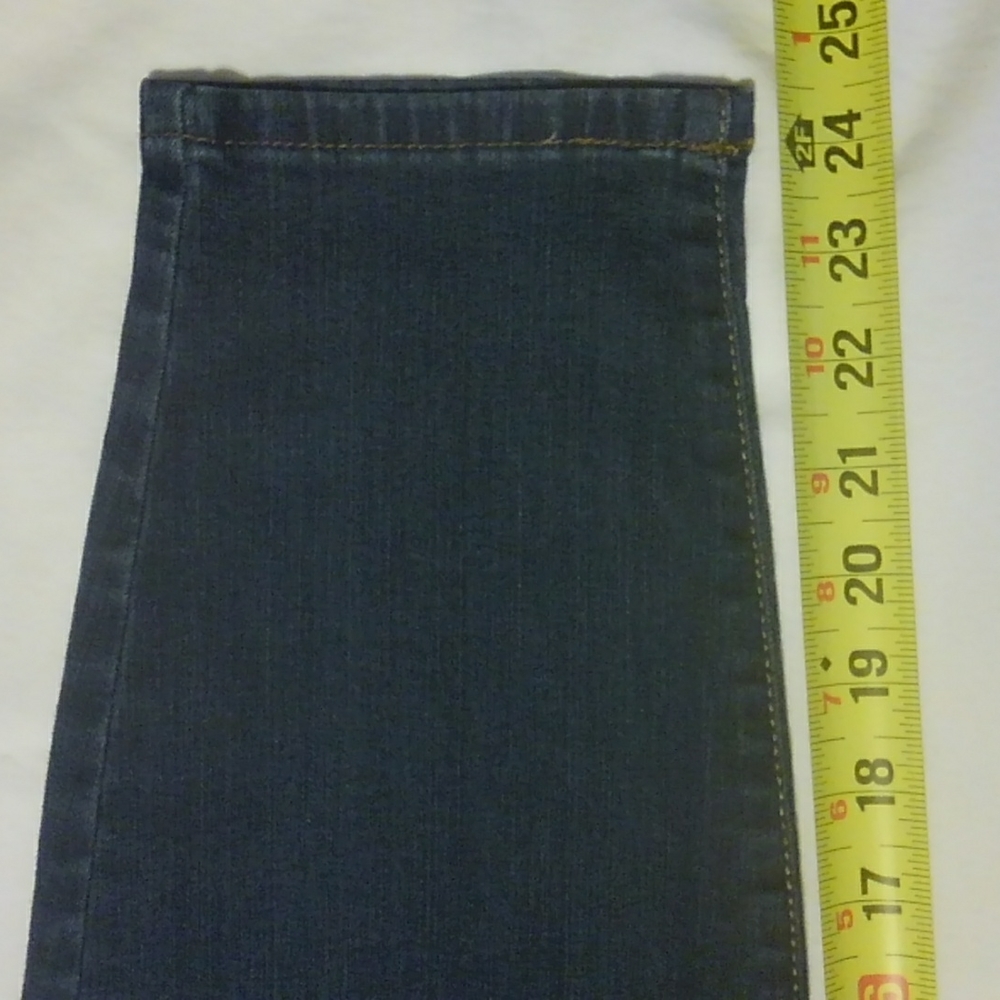 Sofia Vergara Skinny Ankle Hi-Rise Denim Blue Jeans 16 - Picture 4 of 8